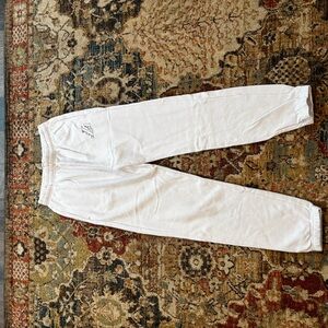 Classic White LA Jogger Pants